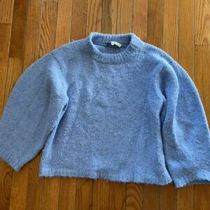 Light blue tibi cozette alpaca sweater
